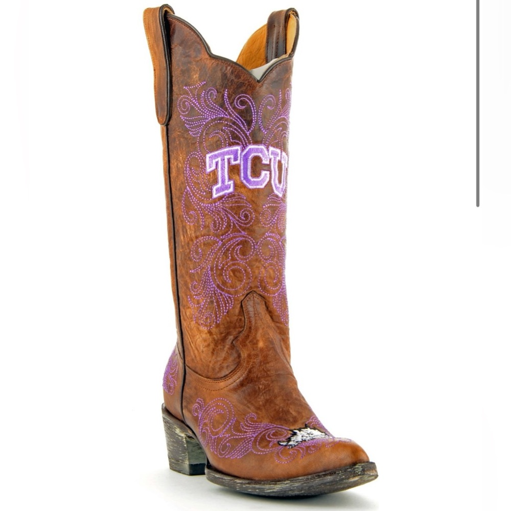 TCU Horned Frogs Cowboy Boots Gameday Boots Women’s Size 8